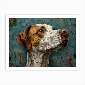 English Pointer Fine Art Portrait 1 Art Print