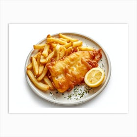 Fish And Chips 15 Art Print