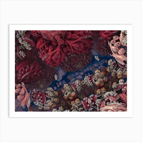 Fractals 3d Graphics Designs Art Print