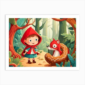 Little Red Riding Hood Art Print