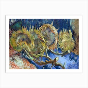 Four Withered Sunflowers (1887), Vincent Van Gogh Art Print