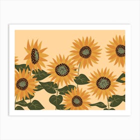 Sunflowers 1 Art Print