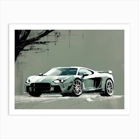 Lamborghini Aventador 15 Art Print