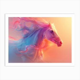 Horse In The Sun Art Print