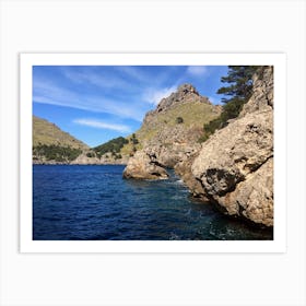 Cliffs Of Ibiza With Clouds (Spain Series) Art Print