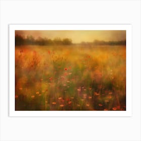 Field Of Flowers Art Print