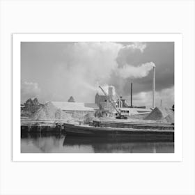 Untitled Photo, Possibly Related To Along The Banks Of The Port Of Houston Are Several Crushing Plants For Oyster Art Print