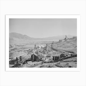 Butte, Montana,Anaconda Copper Mining Company, Copper Mines On The Richest Hill On Earth By Russell Lee Art Print