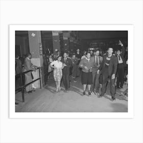 Roller Skating At The Savoy Ballroom On Saturday Night, Chicago, Illinois By Russell Lee Art Print