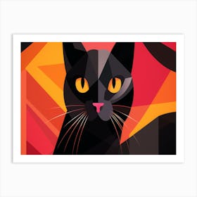 Black Cat 6 Art Print