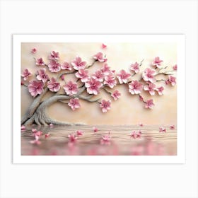 Cherry Blossom Tree 22 Art Print