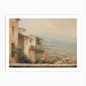 City By The Sea Art Print