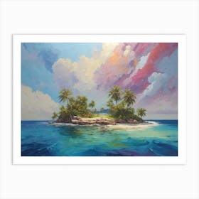 Island In The Sky 1 Art Print