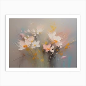 Abstract Flowers 5  Art Print