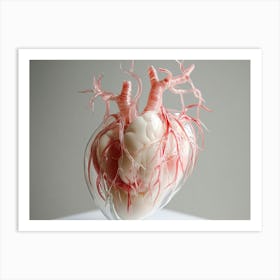 Heart Medicine White Art Print