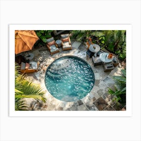 Malibu Dream Pool 8 Art Print