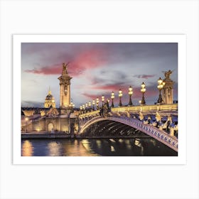 Romantic Paris Art Print