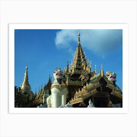 Myanmar Pagoda Art Print