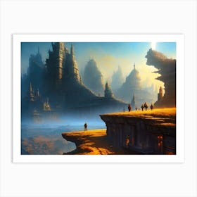 Fantasy City Art Print