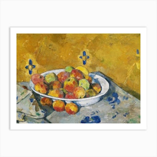 The Plate Of Apples, Paul Cézanne Art Print
