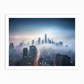 Fog Over Shanghai Art Print