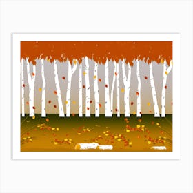 Autumn Forest 10 Art Print