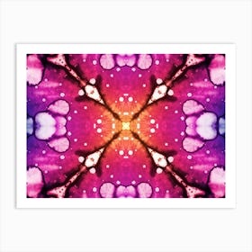 Abstract Watercolor Flower Art Print