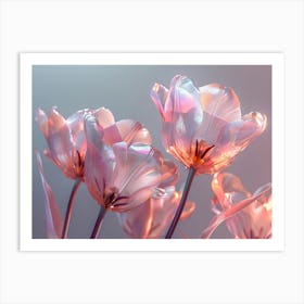 Tulips artwork 005 Art Print