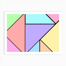 Geometric Shapes 3 Art Print