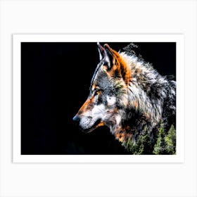 Wolf Dog Breeds - Wolf Forest Art Print