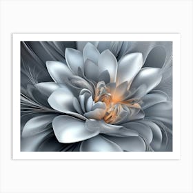 Fractal Flower Art Print