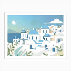 Santorini 17 Art Print