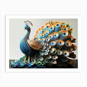 Peacock 46 Art Print