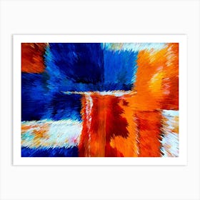 Acrylic Extruded Painting 45 Art Print