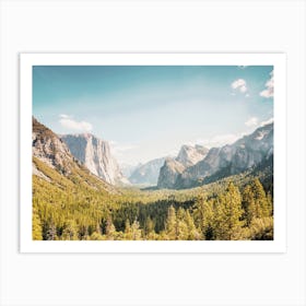 Sunny Yosemite Day Art Print