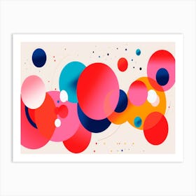 Abstract Circles 7 Art Print