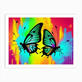 Butterfly Painting 126 Art Print