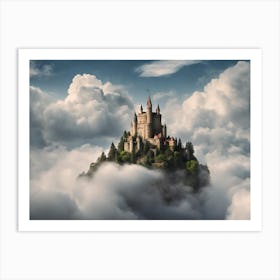 Castle In The Clouds Art Print