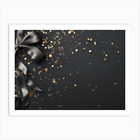 Confetti Background Art Print