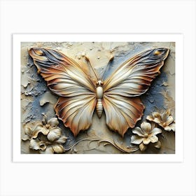 Butterfly Painting Art Print