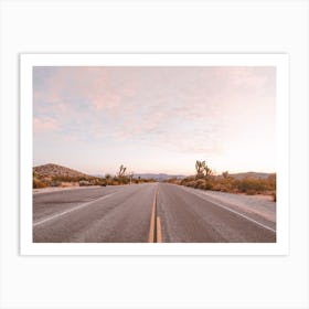 Desert Highway Art Print