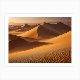 Sahara Desert Art Print