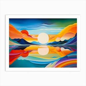 Chromatic Milton Glaser Art Print