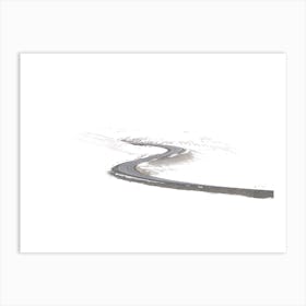 Road Across Tundra Art Print