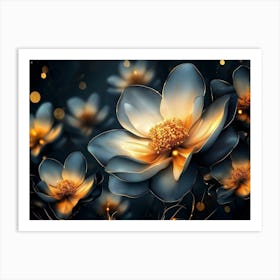 Luxury Flower 1 Art Print