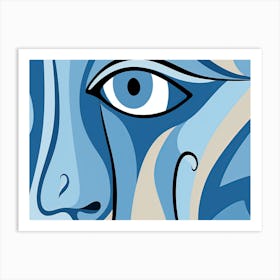 Face Of A Woman Art Print