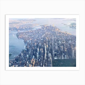 New York City From The Air Art Print