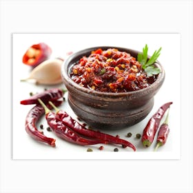 Chili Sauce In A Bowl Art Print