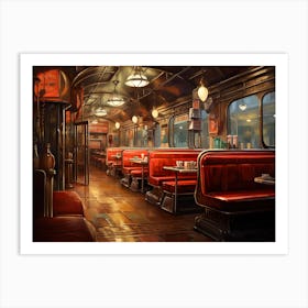 Diner Interior Art Print