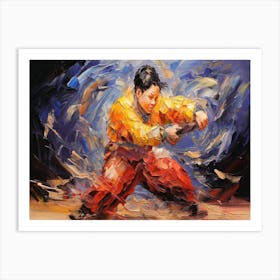 Chinese Kung Fu Art Print